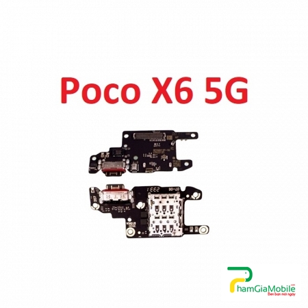 Cụm Chân Sạc Xiaomi Poco X6 5G Charger Port USBBo Main Sạc